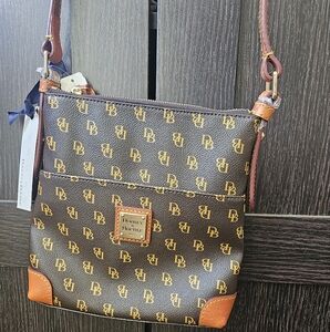 Dooney & Bourke Letter Carrier Logo Bag
